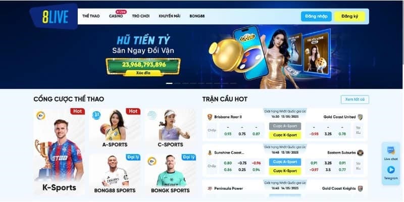 Tại sao người chơi lựa chọn trải nghiệm tại 8LIVE