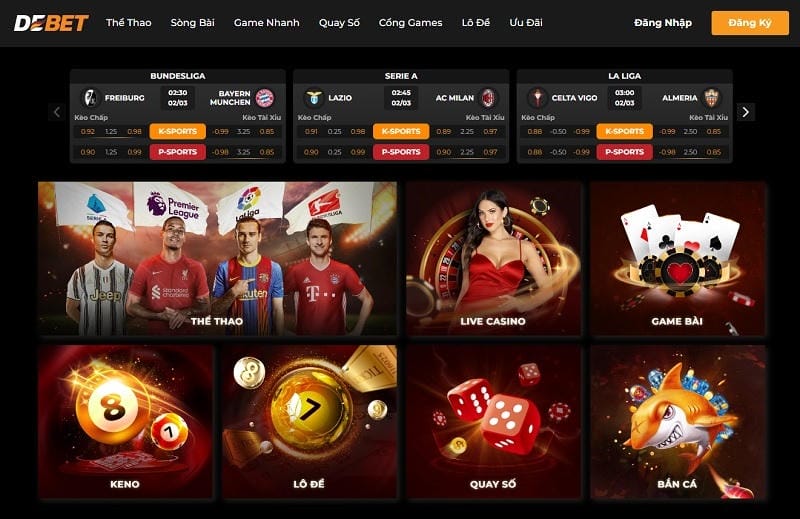 Giới thiệu nhà cái Debet